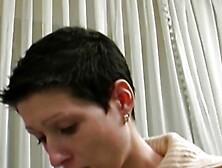 A slim German chick loves dildoing her wet pussy hole