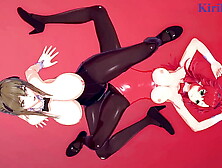 Festenia Muse and Chitose Kisaragi and Sagiri Sakurai intense lezzie play. - Super Robot Wars J & V & T Cartoon