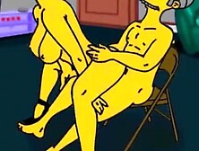 MILF Marge Simpson cheating