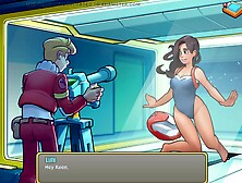 Experience the ultimate adventure with Code Pink and Test HOLO-pictures of Lune in this hentai video game!