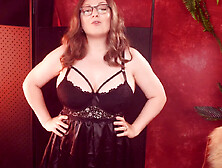 Arya Grander showcases confidence in a mini black dress try-on haul featuring lace and satin