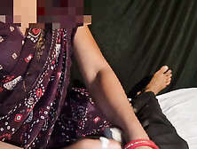 Desi Bhabhi Strips Her Saree And Gets Fuck By Devar In Indian Style,  Real Homemade Sex