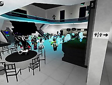 Dançando cm as novinhas safadas no salão de festa do roblox