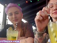 Tattooed Amateur Lesbian Queer Licks Gfs Pussy At Home