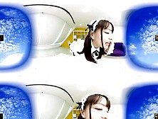 [VR] Abe Mikako climax cunnilingus!! Creampie sex with a shaved maid!! A stunning everyday life with a serving maid who loves me