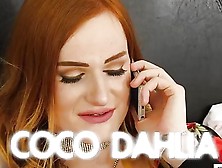 Redhead Tranny Coco Dahlia Anal Reamed