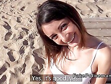 Amateur Hottie Anal Bangs On The Beach