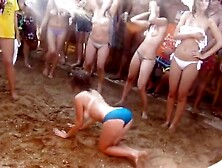 Wet and wild beach contest