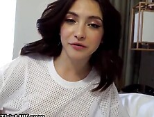 Sexy Step-sister shares bed & ass with her brother in law - POV