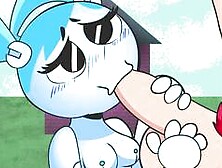 Teenage Robot Jenny Fucks Best Her Big COCKED Friend! Rule34 Animation