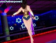 Wonder Woman Hawt Striptease Dance