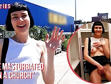 Ersties - Sexy Delfine Does Naughty Things Inside the Store