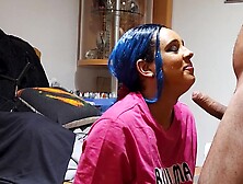 Bulma Sloppy Blowjob Cosplay Dragon Ball