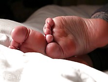 Soft Wrinkly Soles In Bed