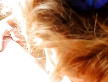 Amateur Babe Blows & Swallows on a Jordan Balcony