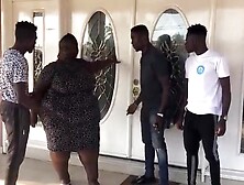 huge ssbbw has huge ass walk with her husband