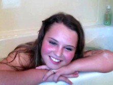 Yummy Cute Chubby Teen Having Fun In Her Bathroom-8