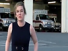 Reporter Sarah Gisriel Desperate To Take A Piss