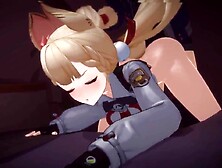 Zenless Zone Zero - Alice Thymefield CG Anime Sex Animation - Cowgirl & Doggy Scene