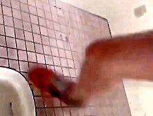 Girls at station dash to the restroom for quick relief breaks