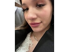 Shy Priincess In A Mall Restroom