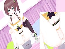 [Vr 360 4K] Matsuri Natsuiro Vtuber Matsuri's Pee