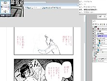 つぐもも漫画作業2021/08/12-5