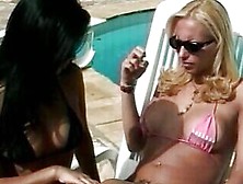 Hot Ts Fuck At The Pool