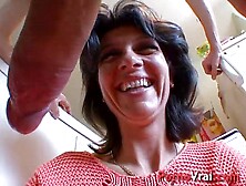 This woman lets us touch her...  and fuck her like a slut! French amateur