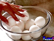 Brazen Blond Teen Reveals Her Sweet Pussy in Close-Up POV