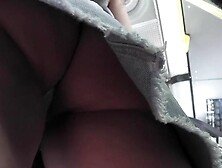 Fatty Lady With A Panty Pad In The Amateur Xxx Upskirt