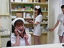 Small Tits Japanese Nurses Take Off Their Panties To Have Sex