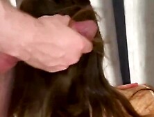 Masturbated with hair and cum on them.
