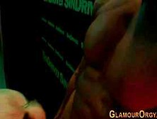 Skanks fuck at glam orgy