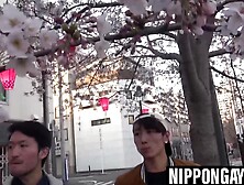 Hot Twink Triple Threat - Group Sex Action With Hunks In Japan