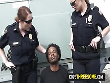 Busty Cops Are Professional Big Black Cock Tasters