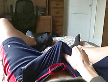 Basketball Shorts,  Black Socks,  Gay Big Cock Hd Gay Movie