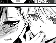 Two hentai babes: Toujou-sensei and Ayase-sensei, indulge in wild sex with big tits and big ass