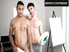 Naked Model Zion Nicholas Becomes Painter's Masterpiece,  After Confessing His Love - Nextdoorstudios