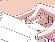 Anime Pleasuring With Pink Dildo