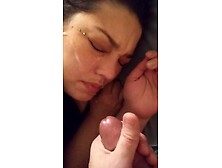 compilation of unused facial episodes - biggest facials and a surprise facial