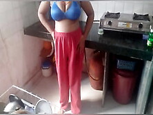 Desi Indian Man Ex-Wife Sex Fucking Kitchen