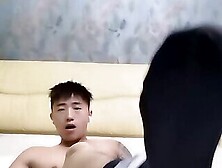 Sexy Chinese Tiktoker On Bed