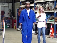 Blonde Ivey Passion knows what a horny guy wants from her