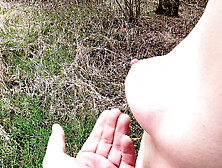 Next to the hunting stand the tits tortured