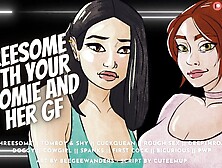 Threesome With Your Bicurious Roomie & Her Gf [Cucking Your Roomie] | Audio Roleplay
