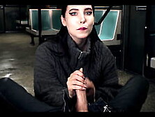 Beautiful stranger sucked me in train -