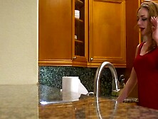 Double Penetrated Step-Daughter's Ass & Pussy - Son Joins In For A Threesome