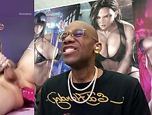 Gorgeous Large Breast Transgender Hotty Shoves A Giant Sextoy In Her Constricted Butt During the time that Cumming Hard