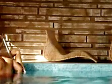 Threesome sex scene with marvelous girl dominated and fucked by two guys
